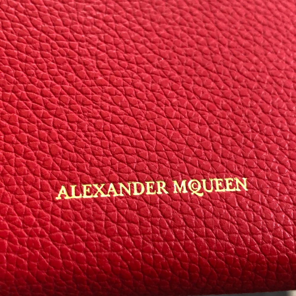 NWT McQueen Leather Zip-Around Continental Wallet - Picture 8 of 8